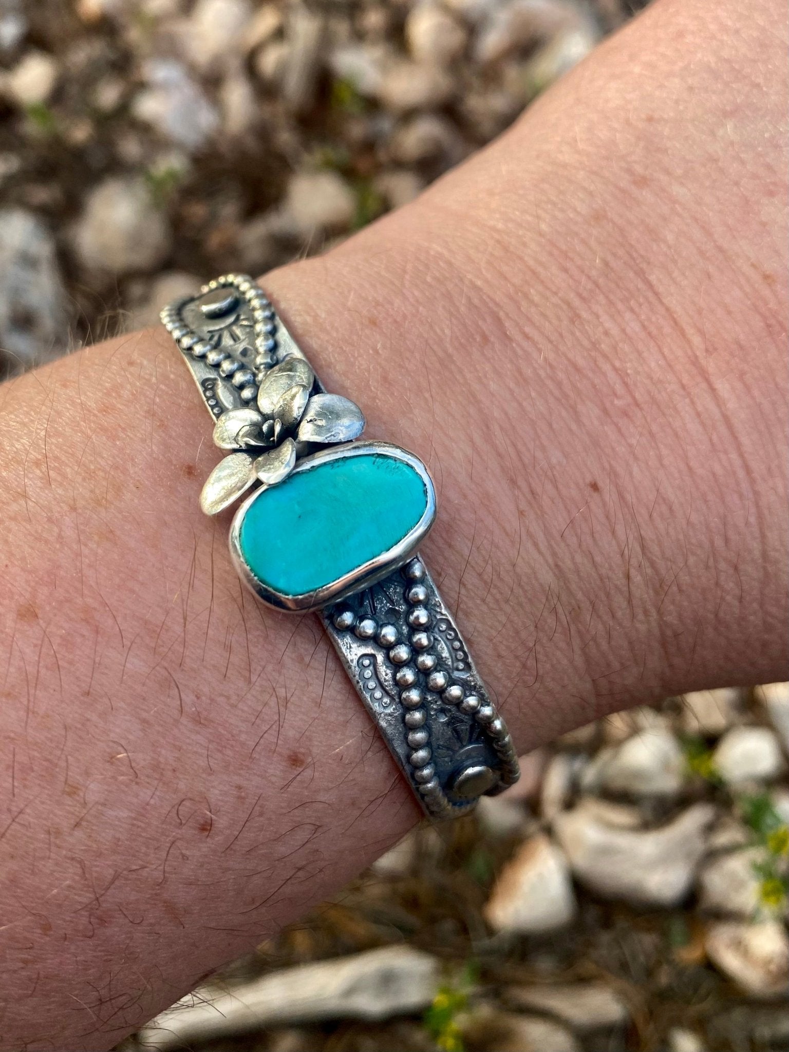 Turquoise Garden Cuff - The Jewelry Shop