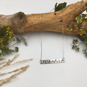 Forest Bar Necklace