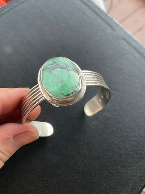 Emerald Rose Variscite Cuff