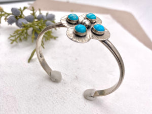 Turquoise Compass Cuff