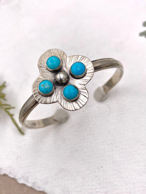 Turquoise Compass Cuff