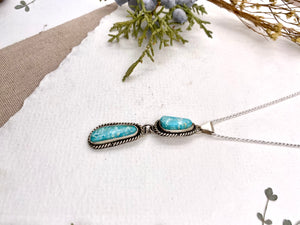 Double Drop Turquoise Pendant