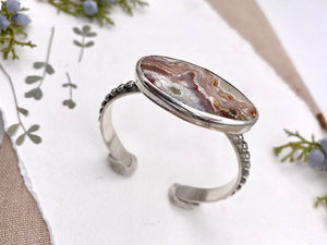 Lace Agate Cuff