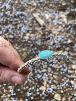 Studded Turquoise Cuff
