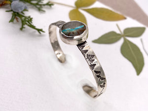 Turquoise Forest Cuff