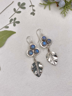 Moon Flower Earrings