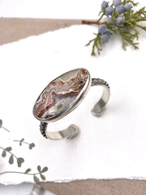 Lace Agate Cuff