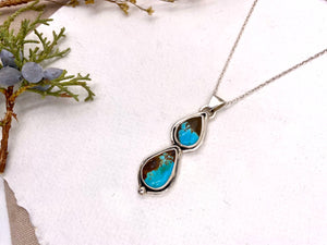 Double Drop Turquoise Pendant