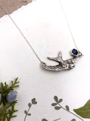 Flying Swallow Pendant #1