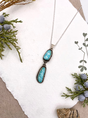 Double Drop Turquoise Pendant