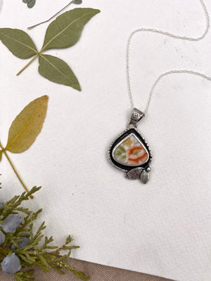 Orange Flora Pendant