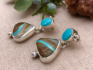 Turquoise Double Drop Earrings