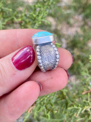 Beaded Turquoise Ring - Size 5 - The Jewelry Shop