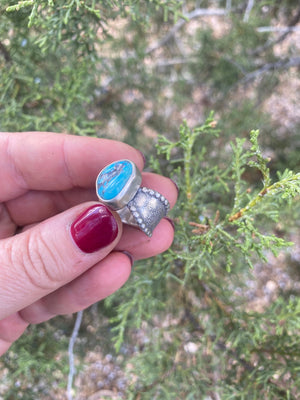 Beaded Turquoise Ring - Size 6 - The Jewelry Shop