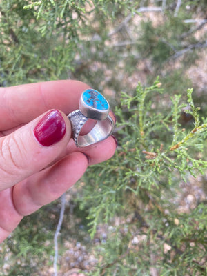 Beaded Turquoise Ring - Size 6 - The Jewelry Shop