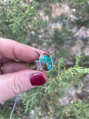 Beaded Turquoise Ring - Size 6 - The Jewelry Shop