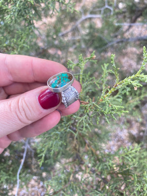Beaded Turquoise Ring - Size 6 - The Jewelry Shop