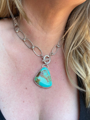 Blue Gold Necklace - The Jewelry Shop