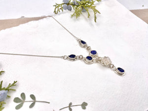 Blue Rose Neclace - The Jewelry Shop
