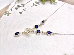 Blue Rose Neclace - The Jewelry Shop