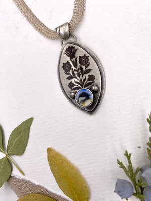 Chickadee Pendant - handcrafted Necklace in Sterling Silver by The Jewelry Shop, made in Arizona