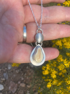 Classic Silver Elk Ivory Pendant - The Jewelry Shop