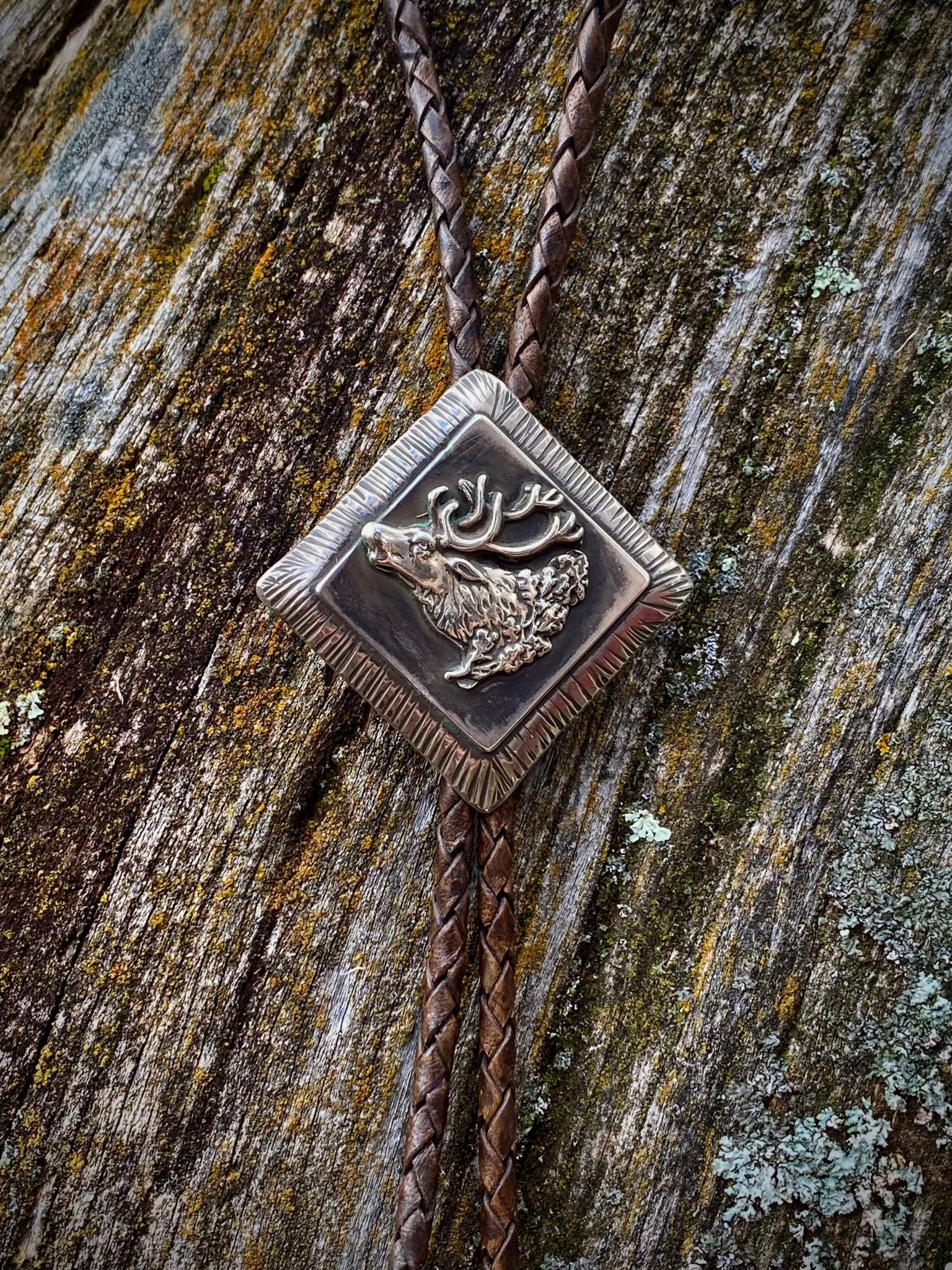 High Country Elk Bolo Tie - The Jewelry Shop