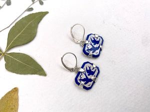 Lovebird Earrings - handcrafted Earrings in Sterling Silver by The Jewelry Shop, made in Arizona