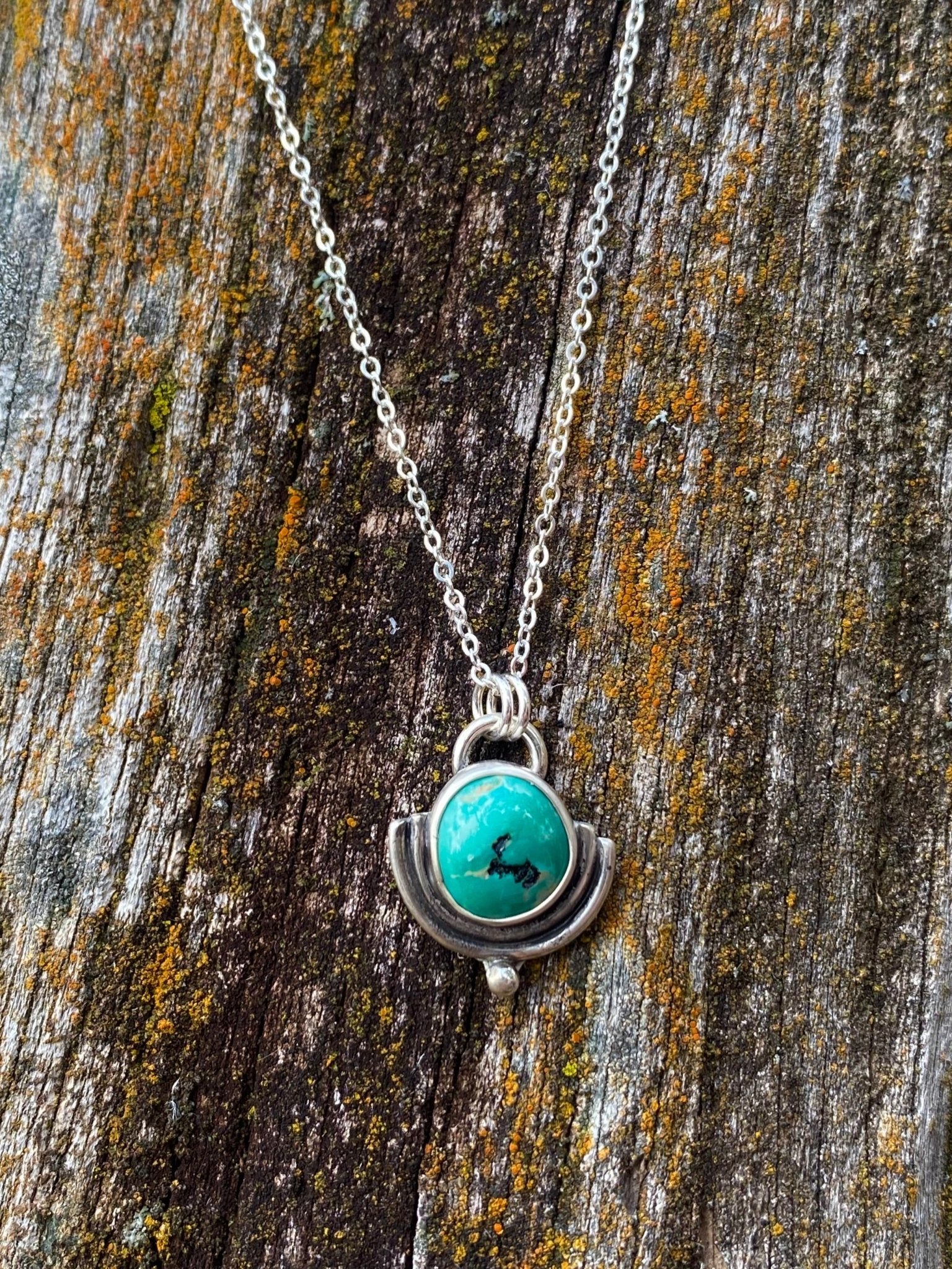 Petite Turquoise Charm Necklace - The Jewelry Shop
