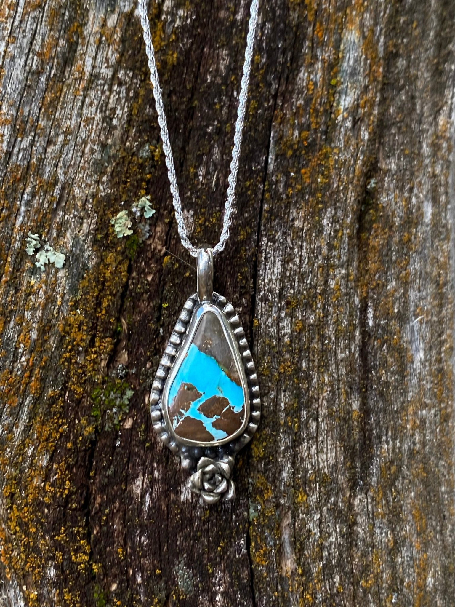 Ribbon Blossom Pendant - The Jewelry Shop