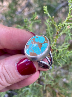 Sage Star Ring - 8 Turquoise Size 7 - The Jewelry Shop