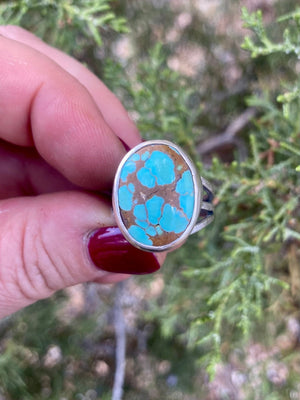 Sage Star Ring - 8 Turquoise Size 7 - The Jewelry Shop