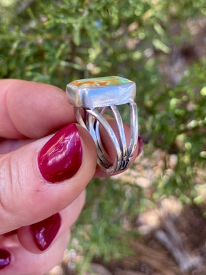 Sage Star Ring - Variscite Size 6 - The Jewelry Shop