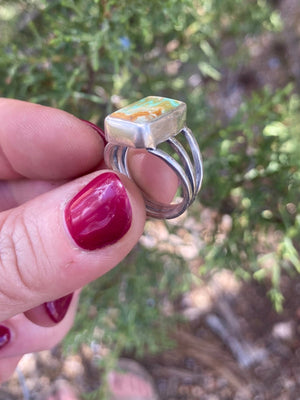 Sage Star Ring - Variscite Size 6 - The Jewelry Shop