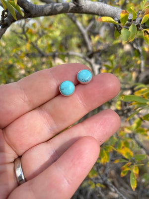 Simple Turquoise Studs - The Jewelry Shop
