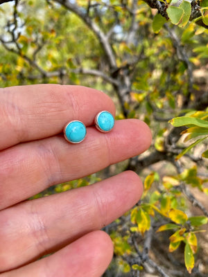 Simple Turquoise Studs - The Jewelry Shop