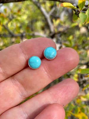 Simple Turquoise Studs - The Jewelry Shop