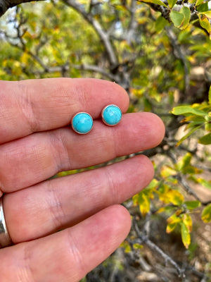 Simple Turquoise Studs - The Jewelry Shop