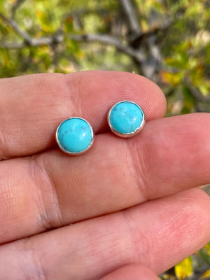 Simple Turquoise Studs - The Jewelry Shop