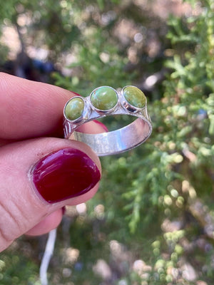 Sonoran Stacker Ring - Multi Turquoise and Silver Ring - The Jewelry Shop
