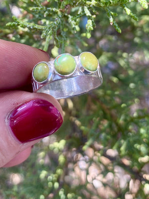 Sonoran Stacker Ring - Multi Turquoise and Silver Ring - The Jewelry Shop