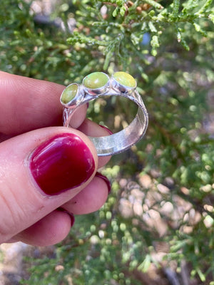 Sonoran Stacker Ring - Multi Turquoise and Silver Ring - The Jewelry Shop