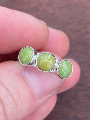 Sonoran Stacker Ring - Multi Turquoise and Silver Ring - The Jewelry Shop