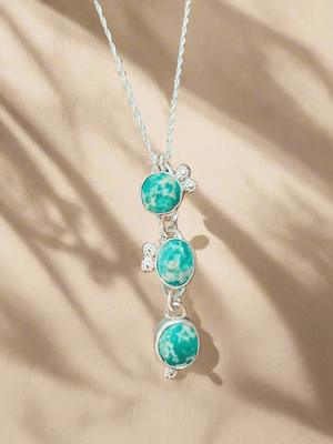 Turquoise Cascade Necklace - The Jewelry Shop