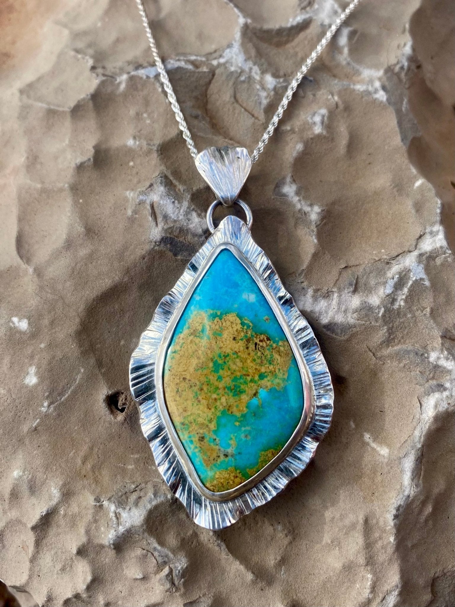 Turquoise Earth Pendant - The Jewelry Shop