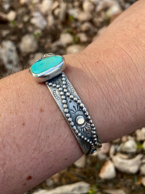 Turquoise Garden Cuff - The Jewelry Shop