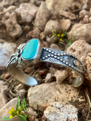 Turquoise Garden Cuff - The Jewelry Shop