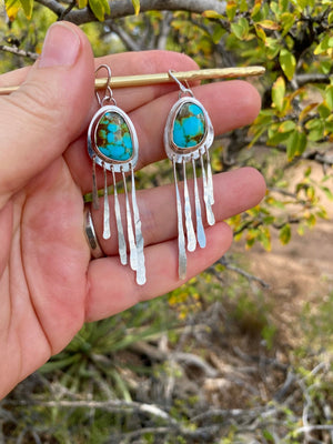 Turquoise Rain Earrings - The Jewelry Shop