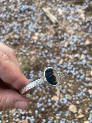 Twilight Cuf - handcrafted Bracelet in Sterling Silver by The Jewelry Shop, made in Arizona