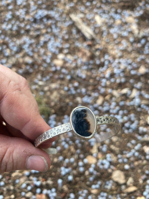 Twilight Cuf - handcrafted Bracelet in Sterling Silver by The Jewelry Shop, made in Arizona